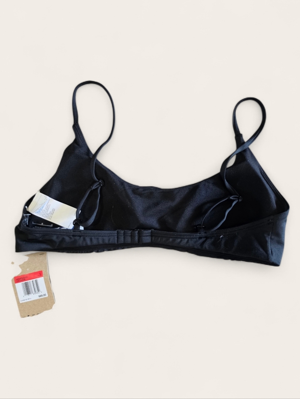 Nike Bralette Bakini Women's In Black Swim Set - Picture 3 of 6